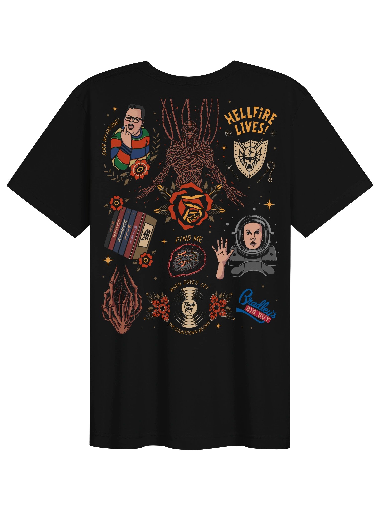 Stranger Things 5 Flash - Tee(Front & Back) product image (1)