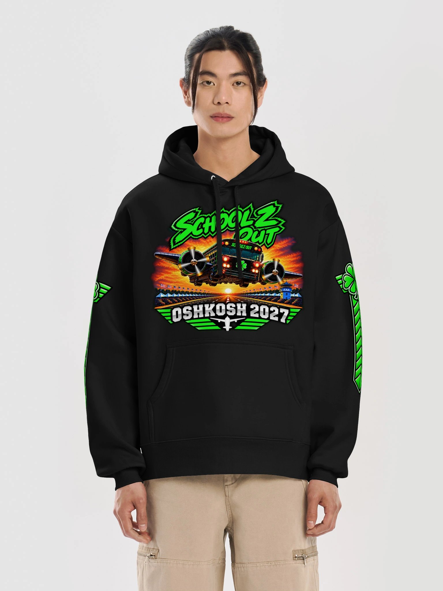 Schoolz Out Oshkosh 2027 Hooded Sweatshirt product image (5)