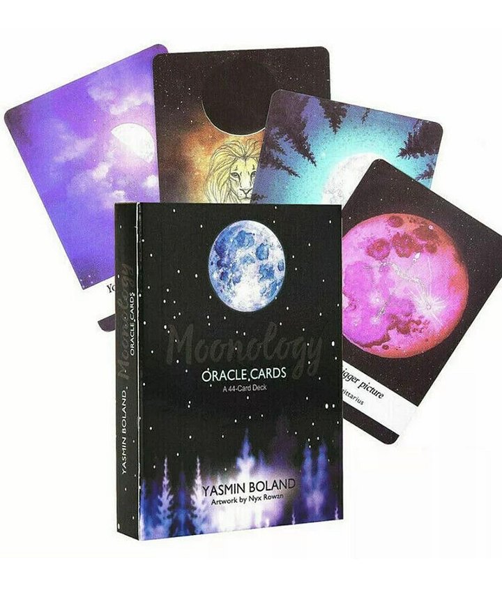 ‏Moonology Oracle Cards: A 44-Card Moonology: مجموعة أوراكل  44 بطاقة، تأليف product image (1)