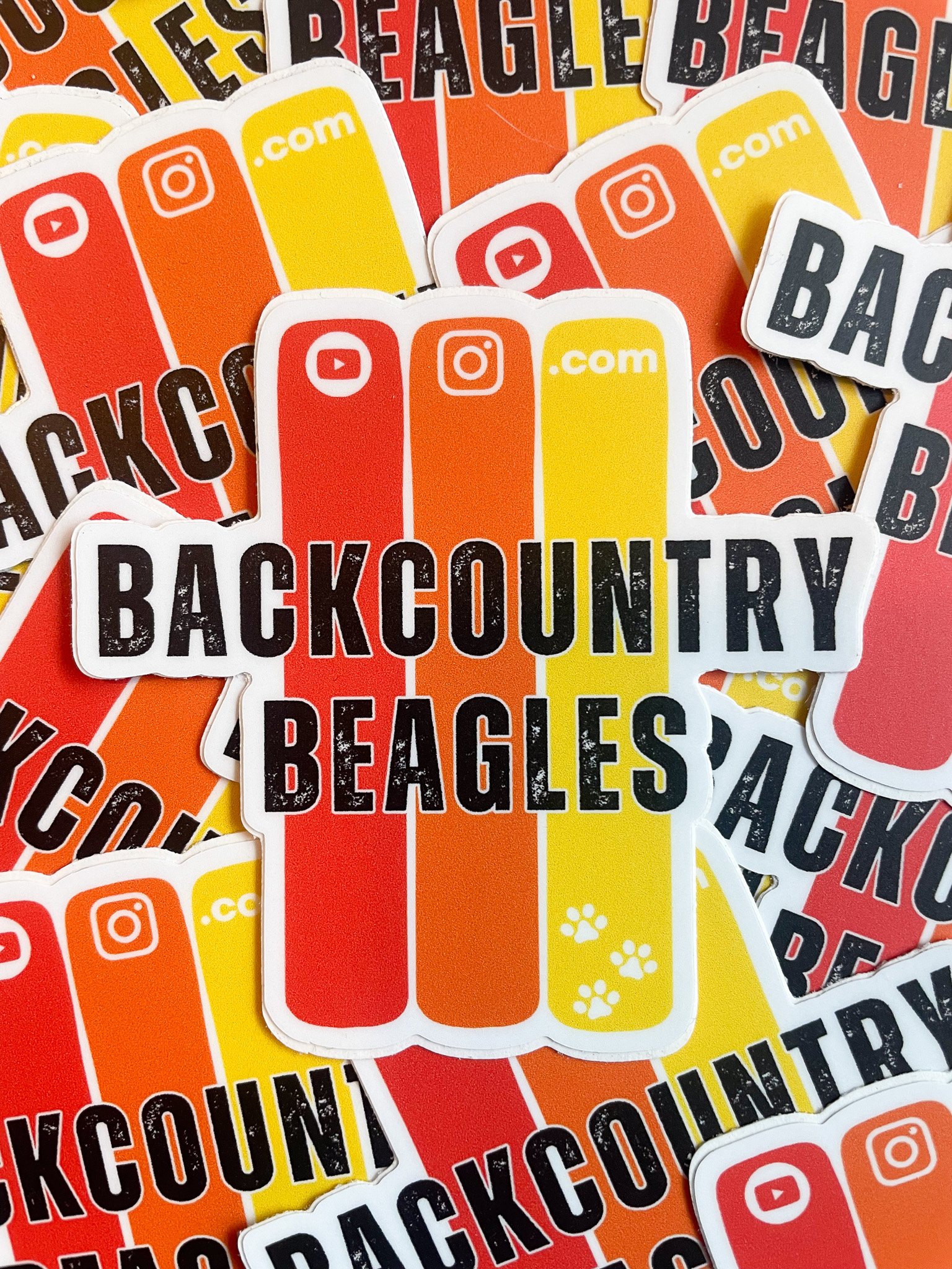 Backcountry Beagles Logo Sticker product image (2)