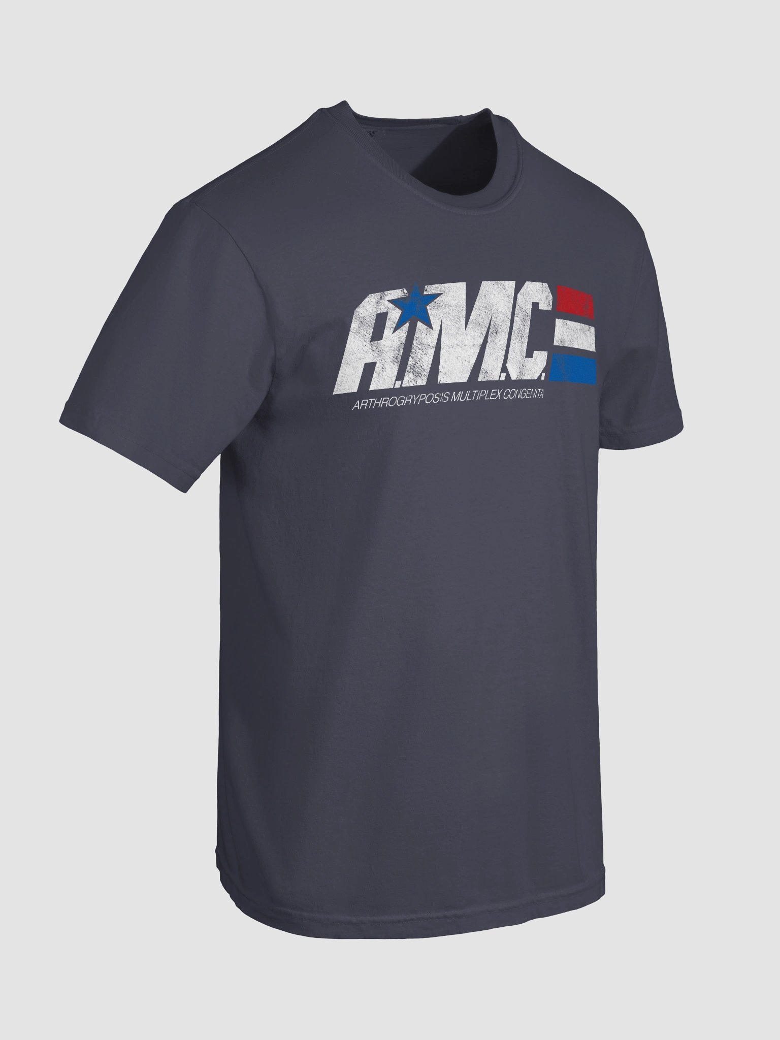 A.M.C. Arthrogryposis Multiplex Congenita Distressed Tee product image (80)