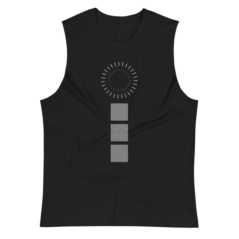 Squares and circle Muscle Tank product image (4)