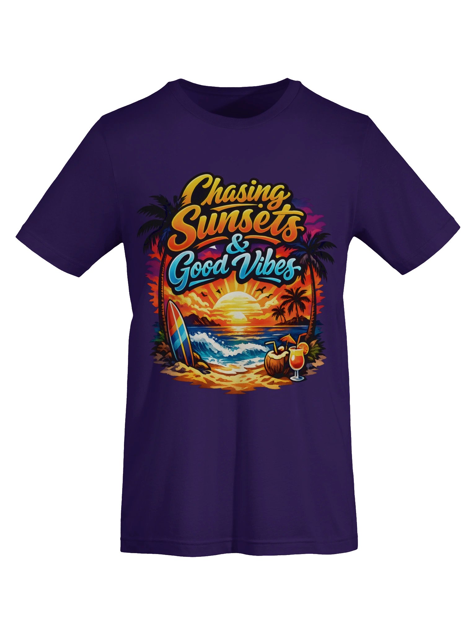 Chasing Sunsets Tropical Vibes Tee product image (9)