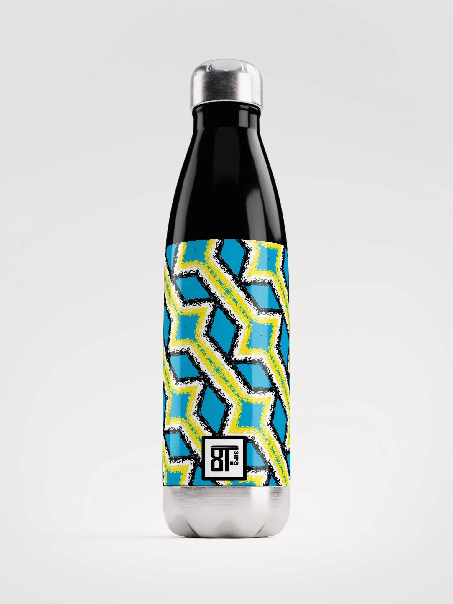 8T Sips Mosaic Stainless Steel Water Bottle product image (2)