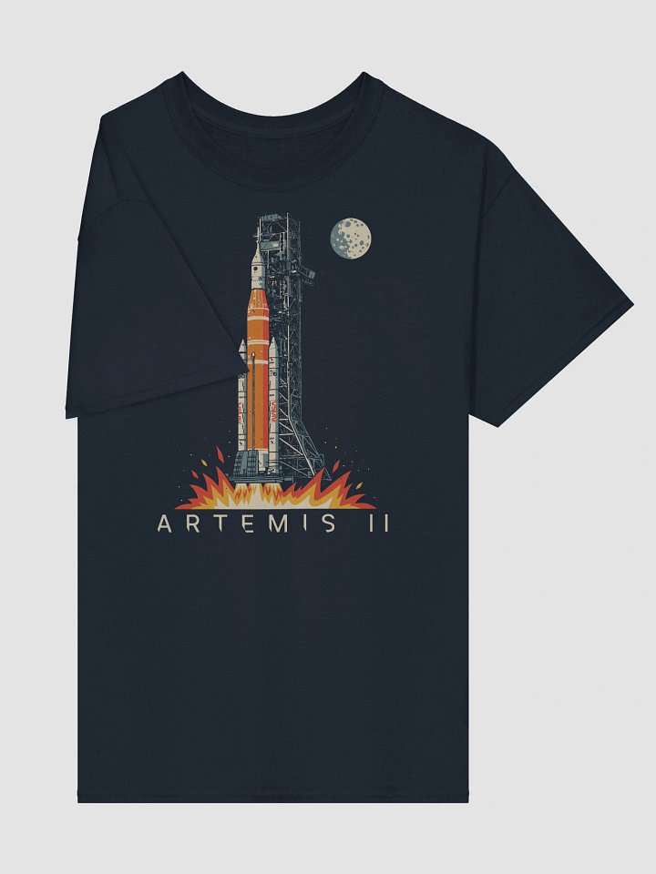 Artemis II Rocket Lunch Shirt Nasa Moon Mission 2026 product image (1)