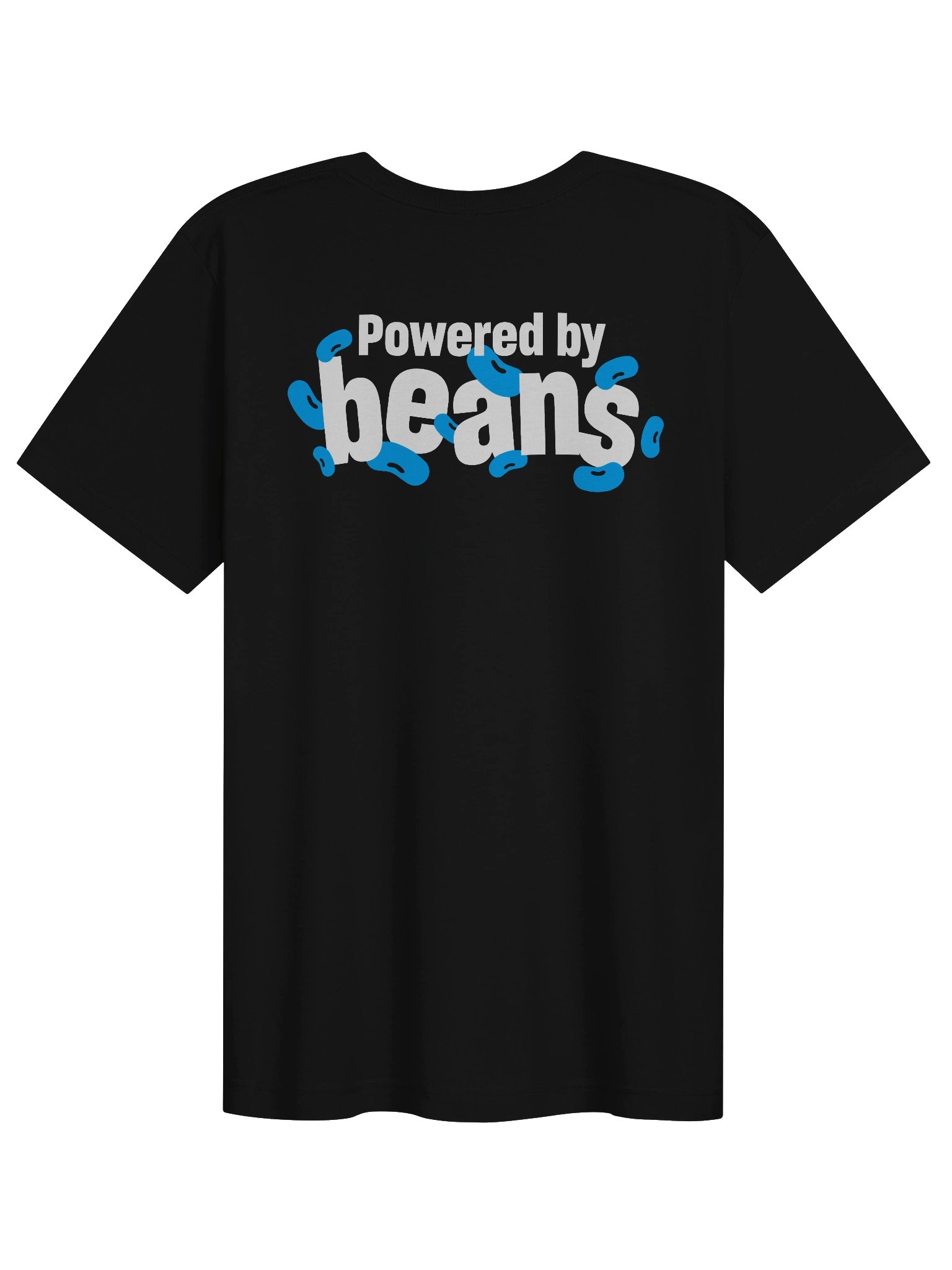 Powered by beans - T-shirt - Back design product image (2)