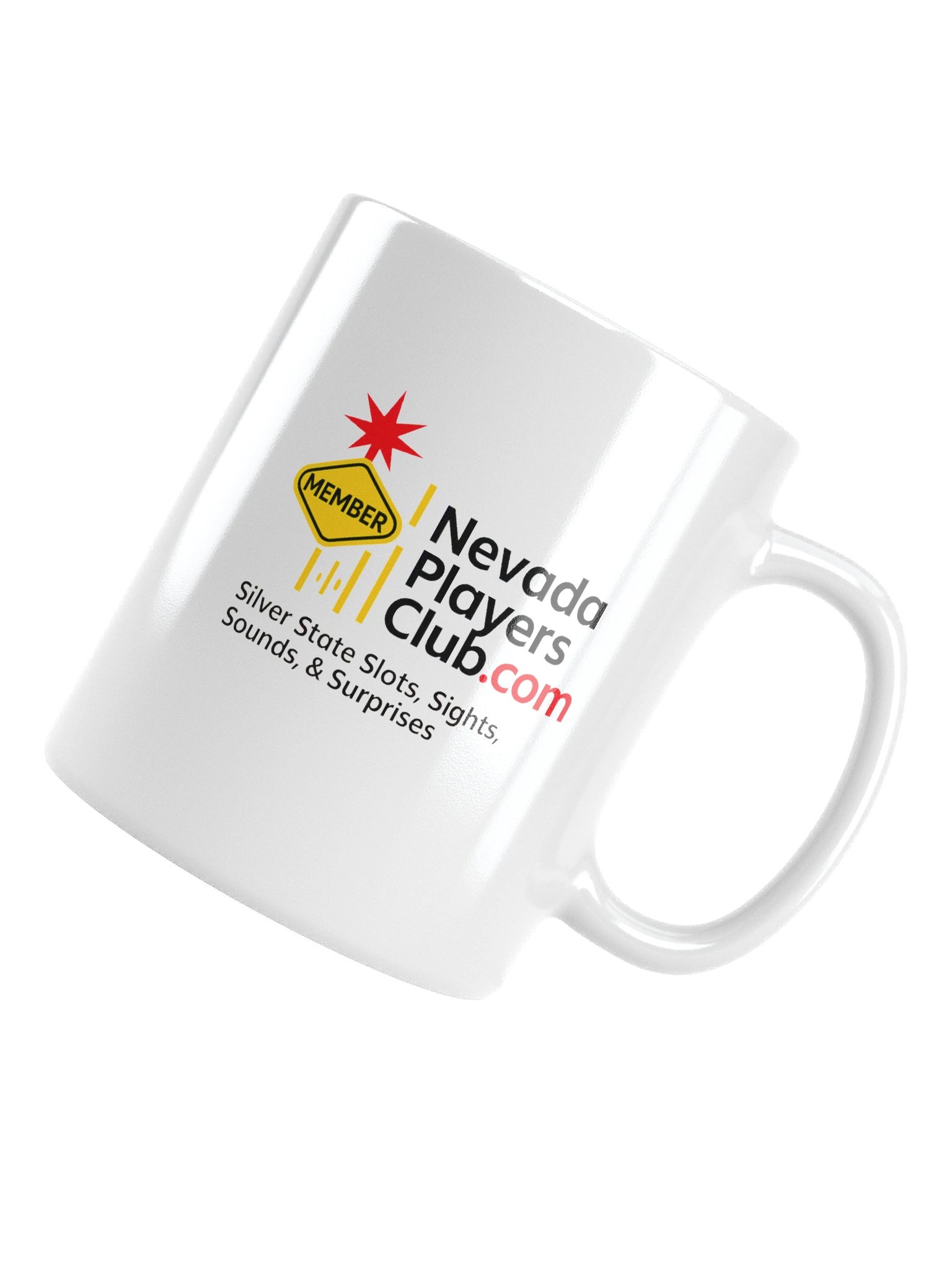 White Nevada Players Club Member Mug product image (14)