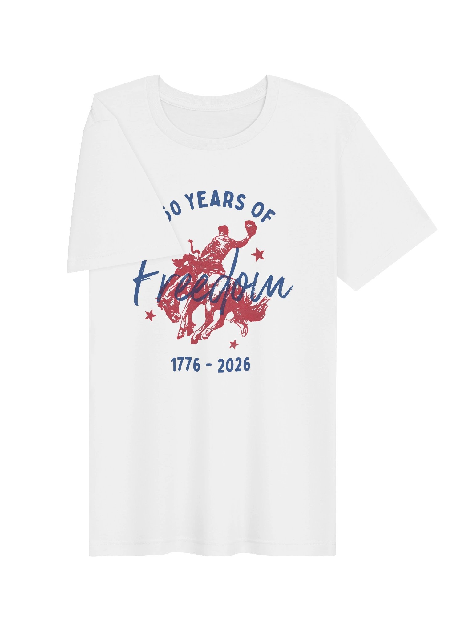 250 Years of Freedom Bucking Horse Tee product image (3)