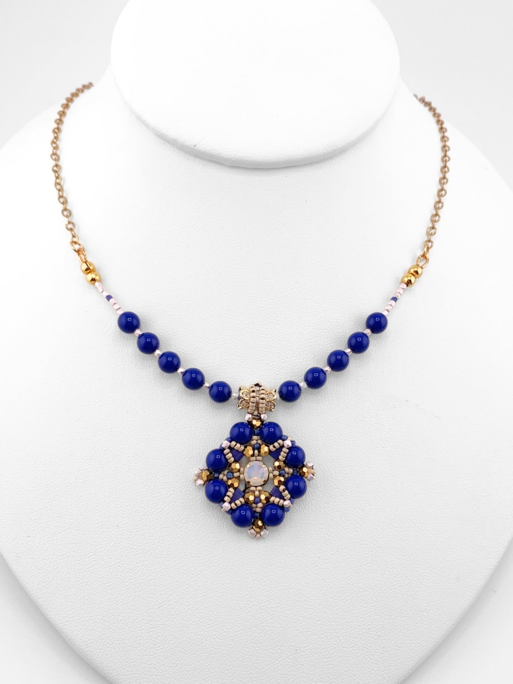 Midnight Melody Pendant Necklace - Blue product image (1)