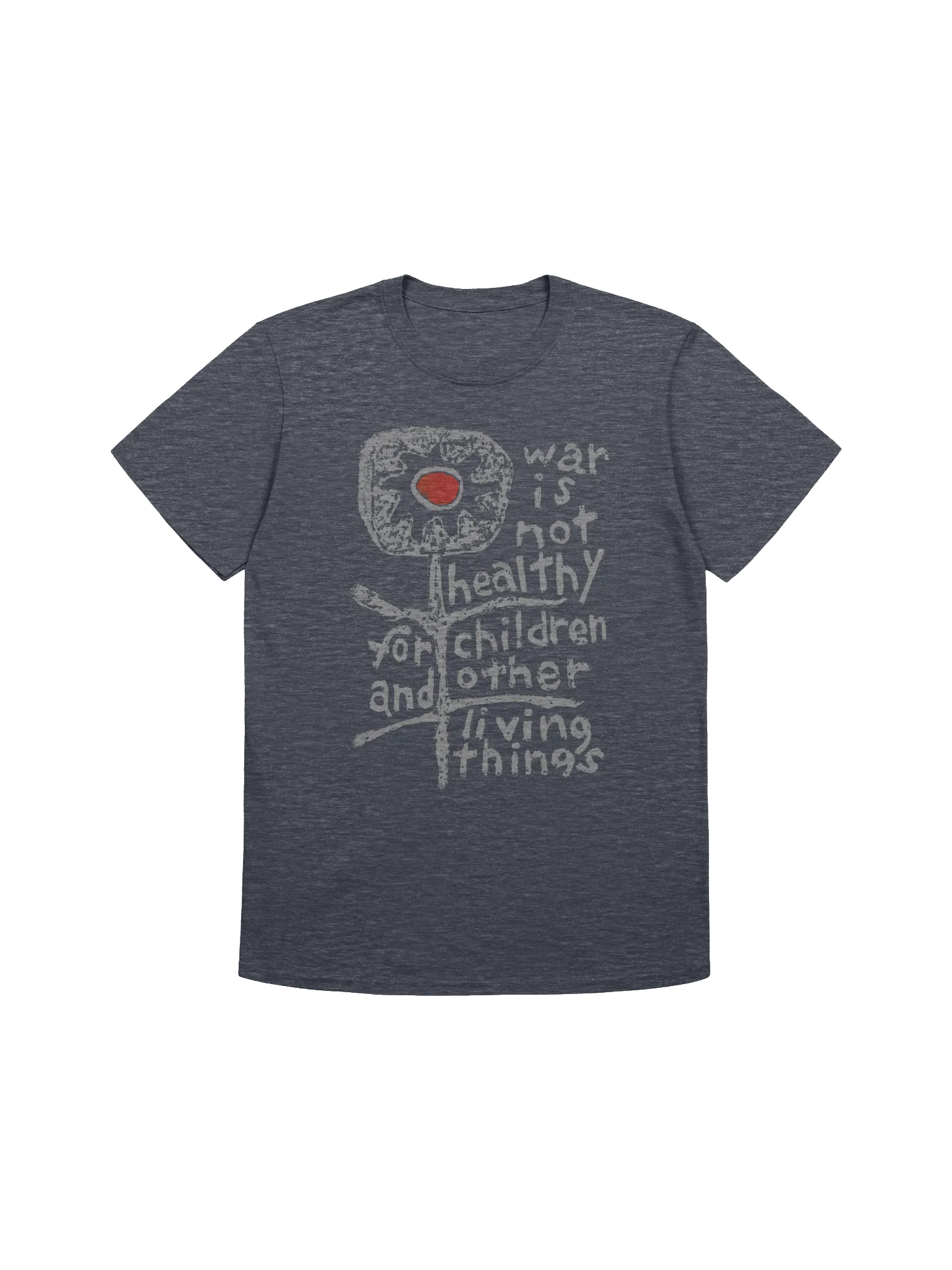 War is Not Healthy Gildan 64000 dark T-Shirt product image (1)