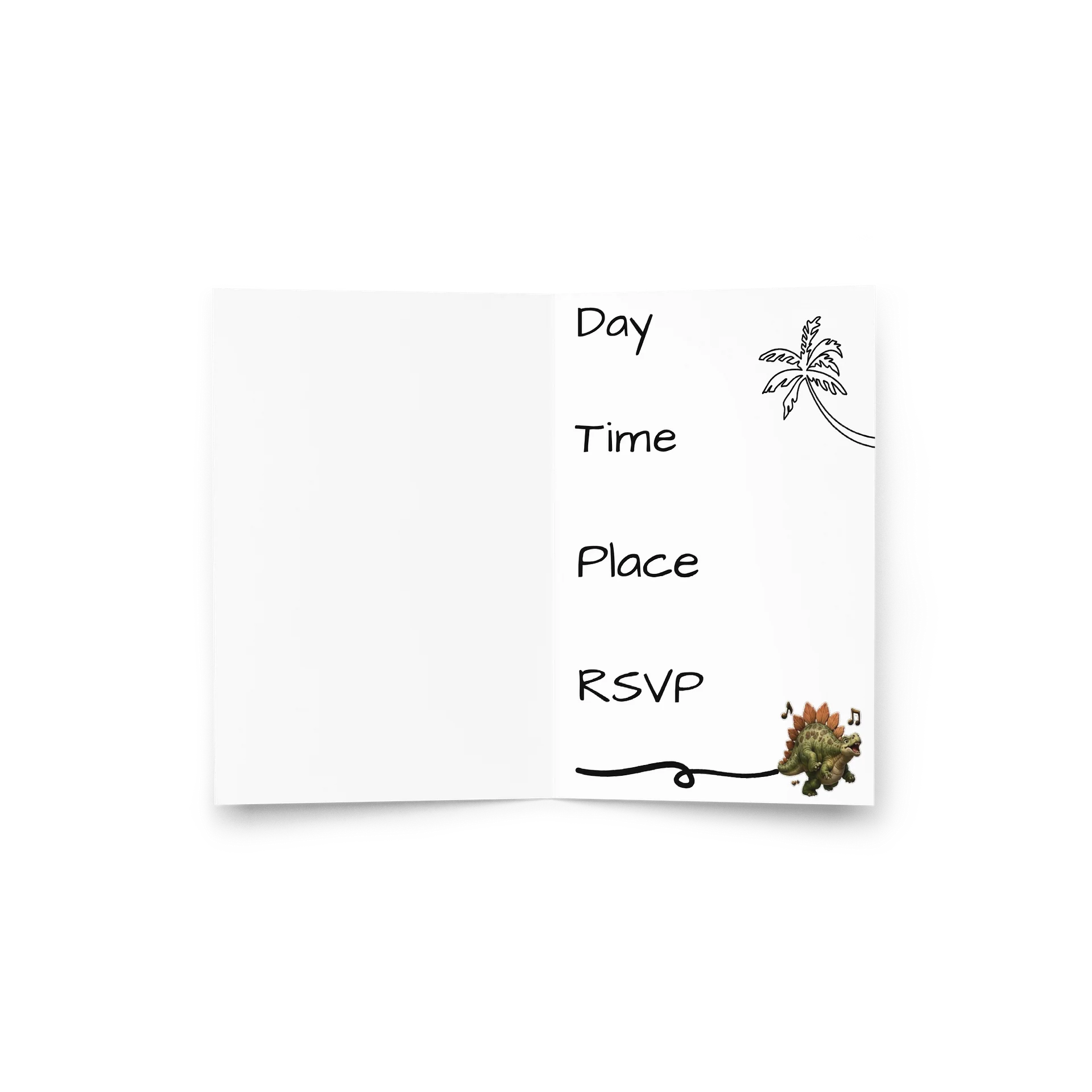 Ryder’s Dino World Invitation Card product image (3)