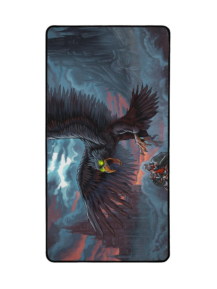 'Bird' Hand Drawn Playmat by DarkSideTokens! product image (2)