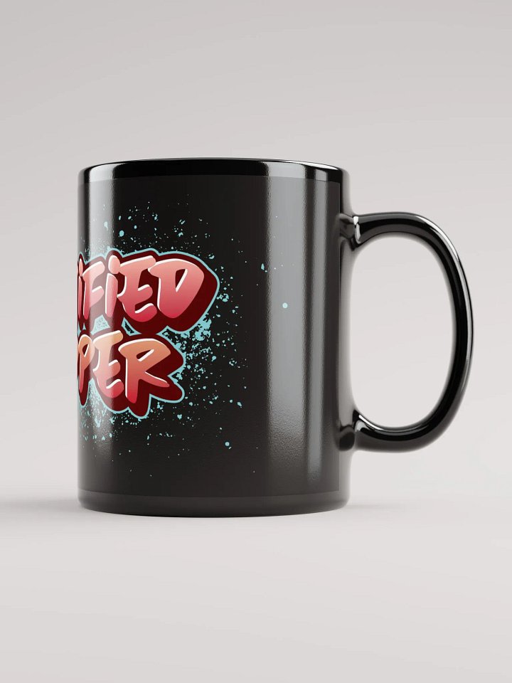 Certified Yapper Black Glossy Mug product image (1)