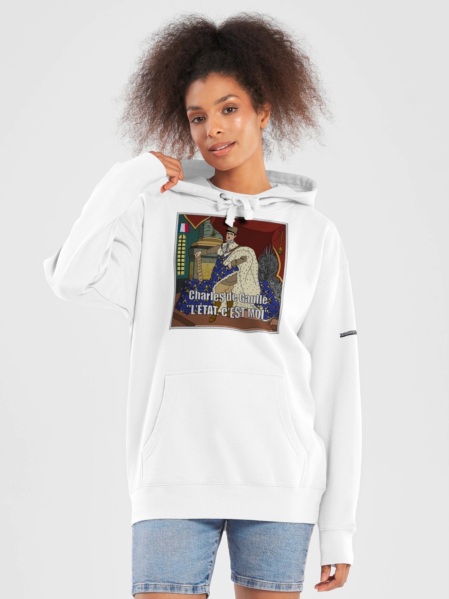 L'etat c'est moi - Charles De Gaulle (Hoodie) product image (5)