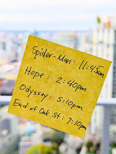 Exciting day at the movies this past weekend! Which ones have you seen?

#cineplex #movieposters #paperandlight