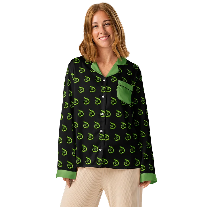 WILLOWISP Field Agent Patterned Long Sleeve Pajama Top product image (1)
