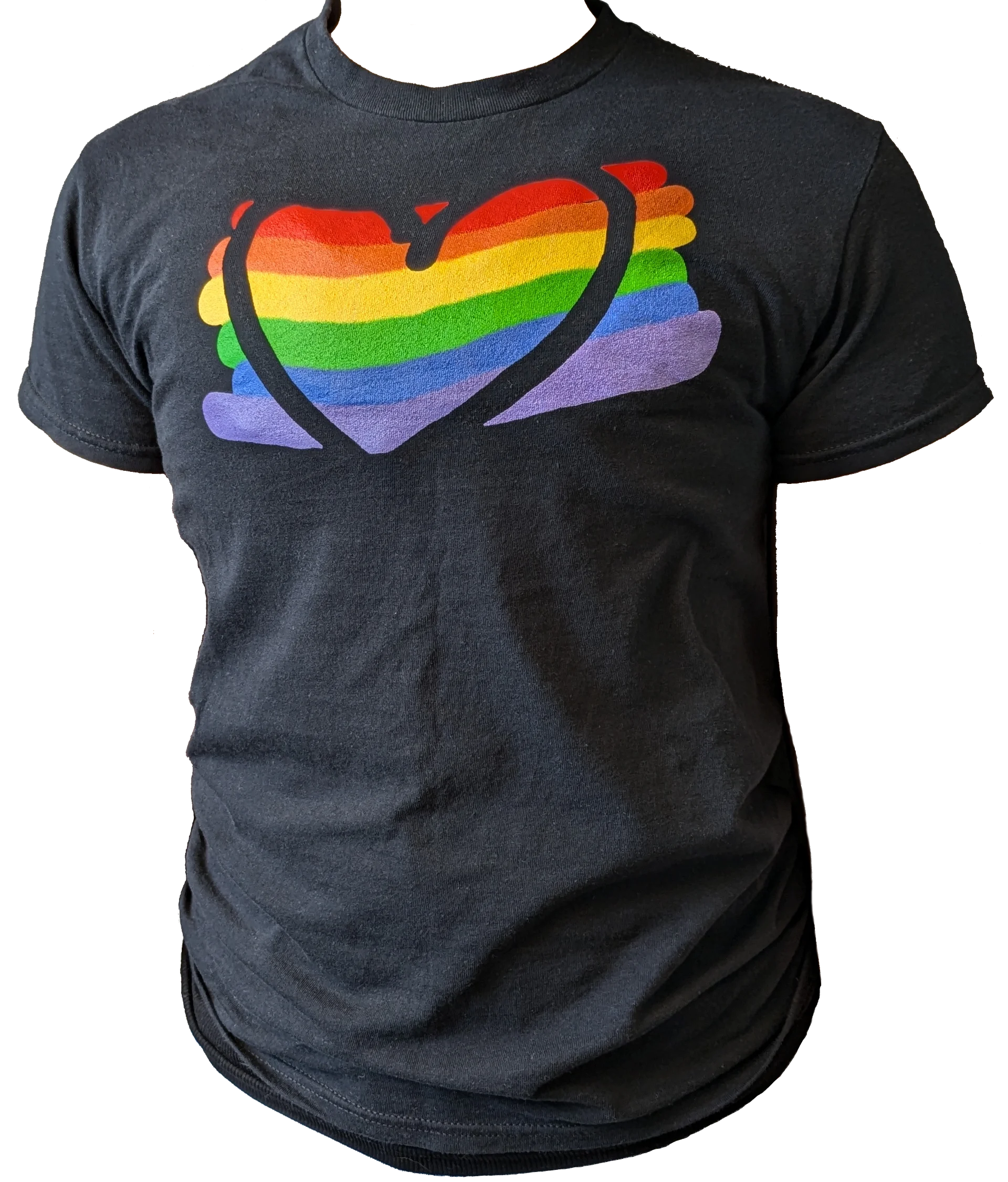 Rainbow Heart T-Shirt LIFEBOAT product image (1)