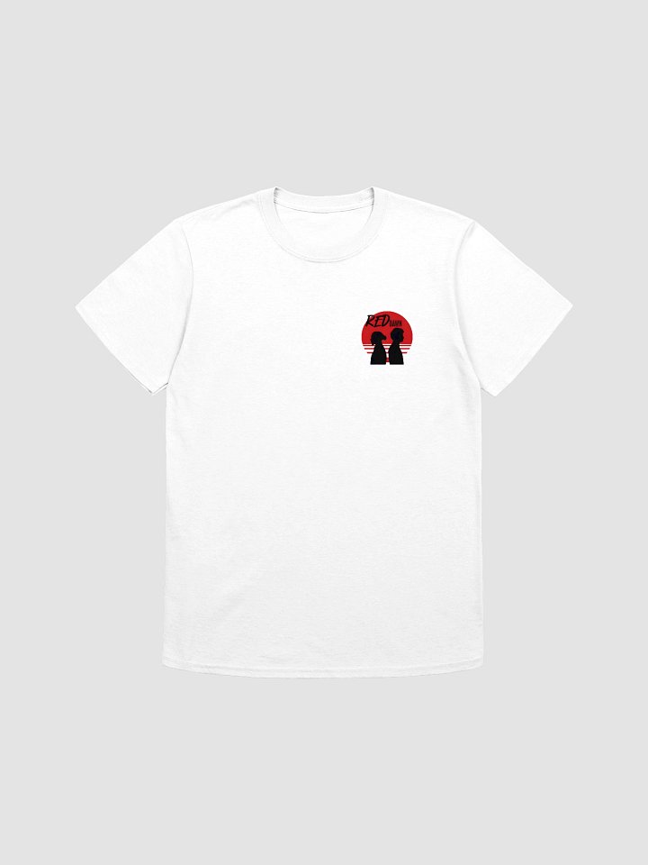 Red Dawn: Hamilton & Leclerc Ferrari F1 Duo Art - Iconic Motorsport Sunset Tee product image (1)