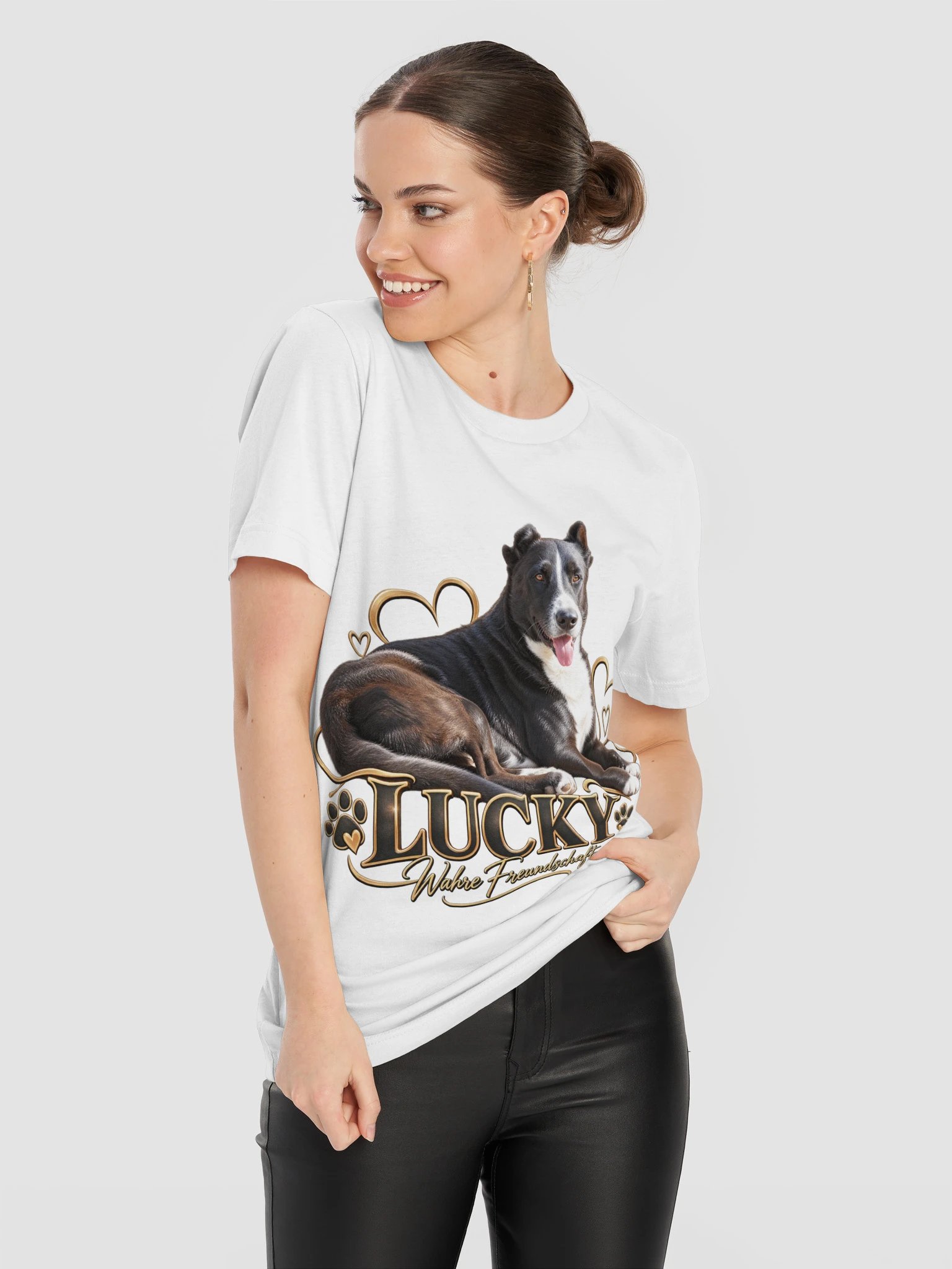 Lucky – Wahre Freundschaft | Unisex-T-Shirt product image (31)