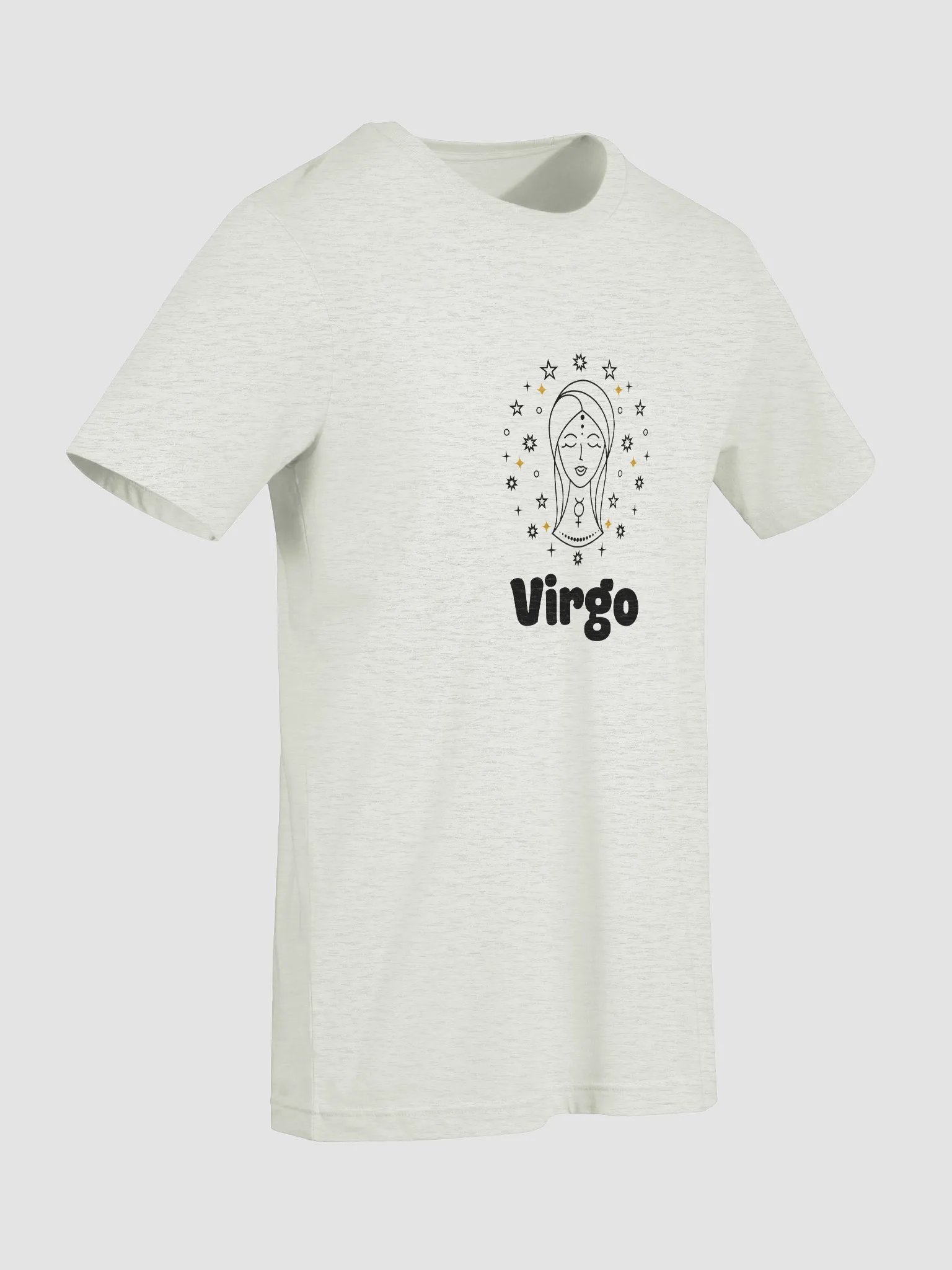 Virgo Maiden T-shirt - Black Writing product image (63)