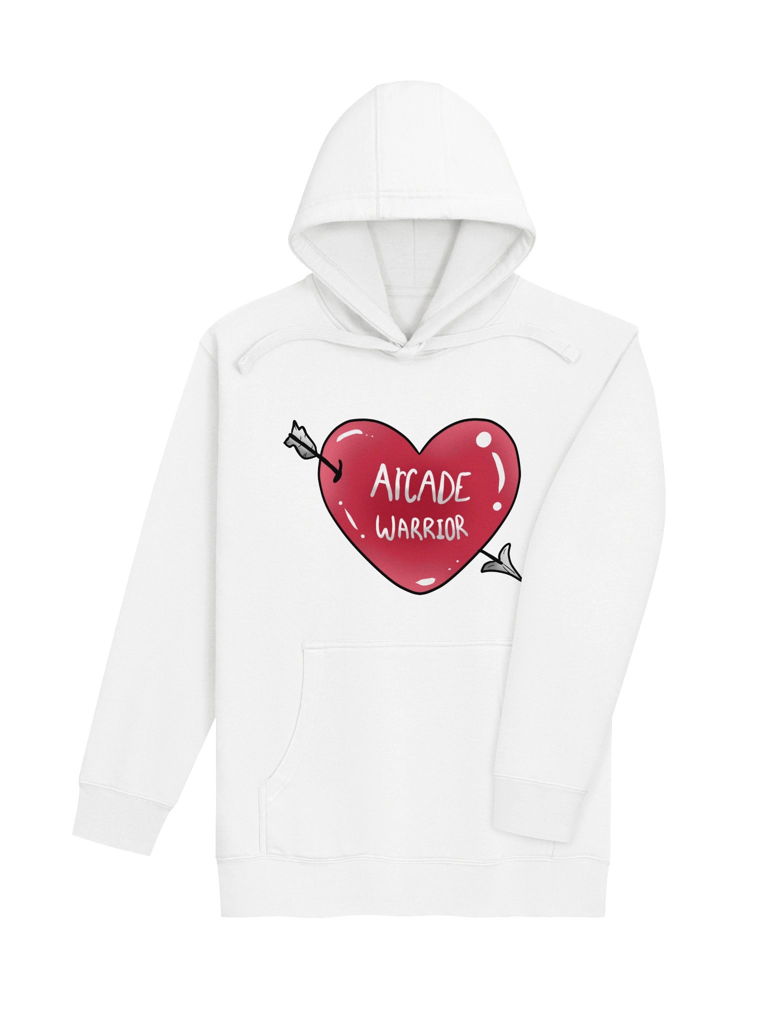Arcade Warrior Valentine's Heart Hoodie product image (31)