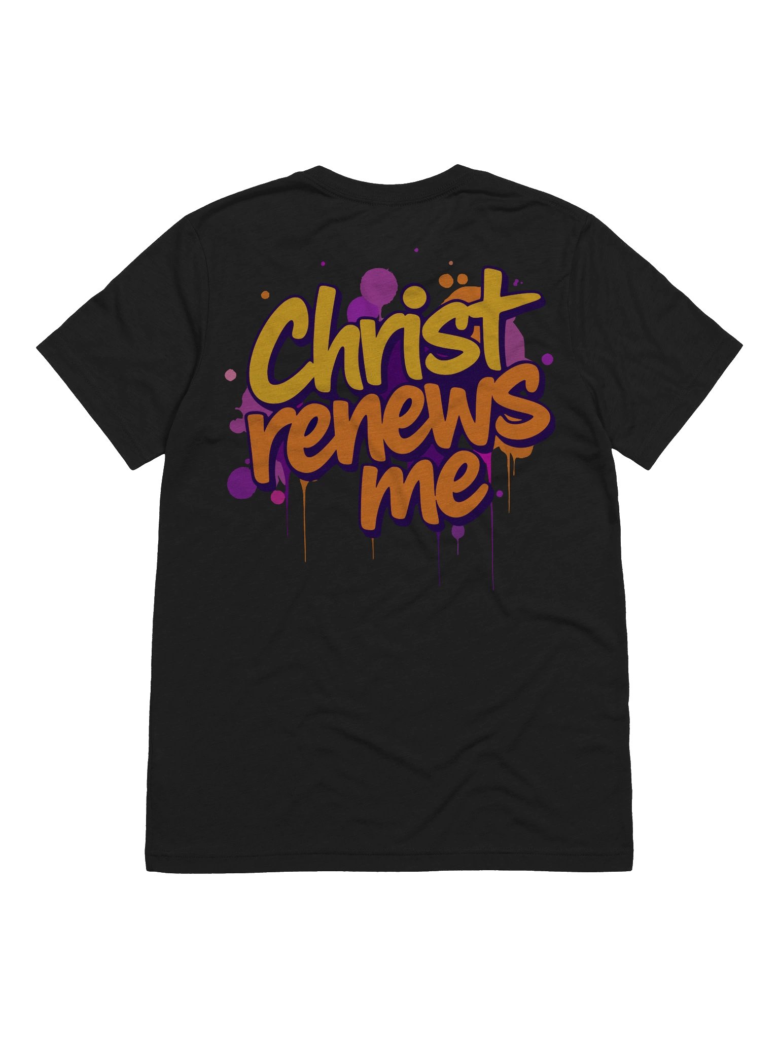 Christ Renews Me Graffiti T-shirt product image (2)