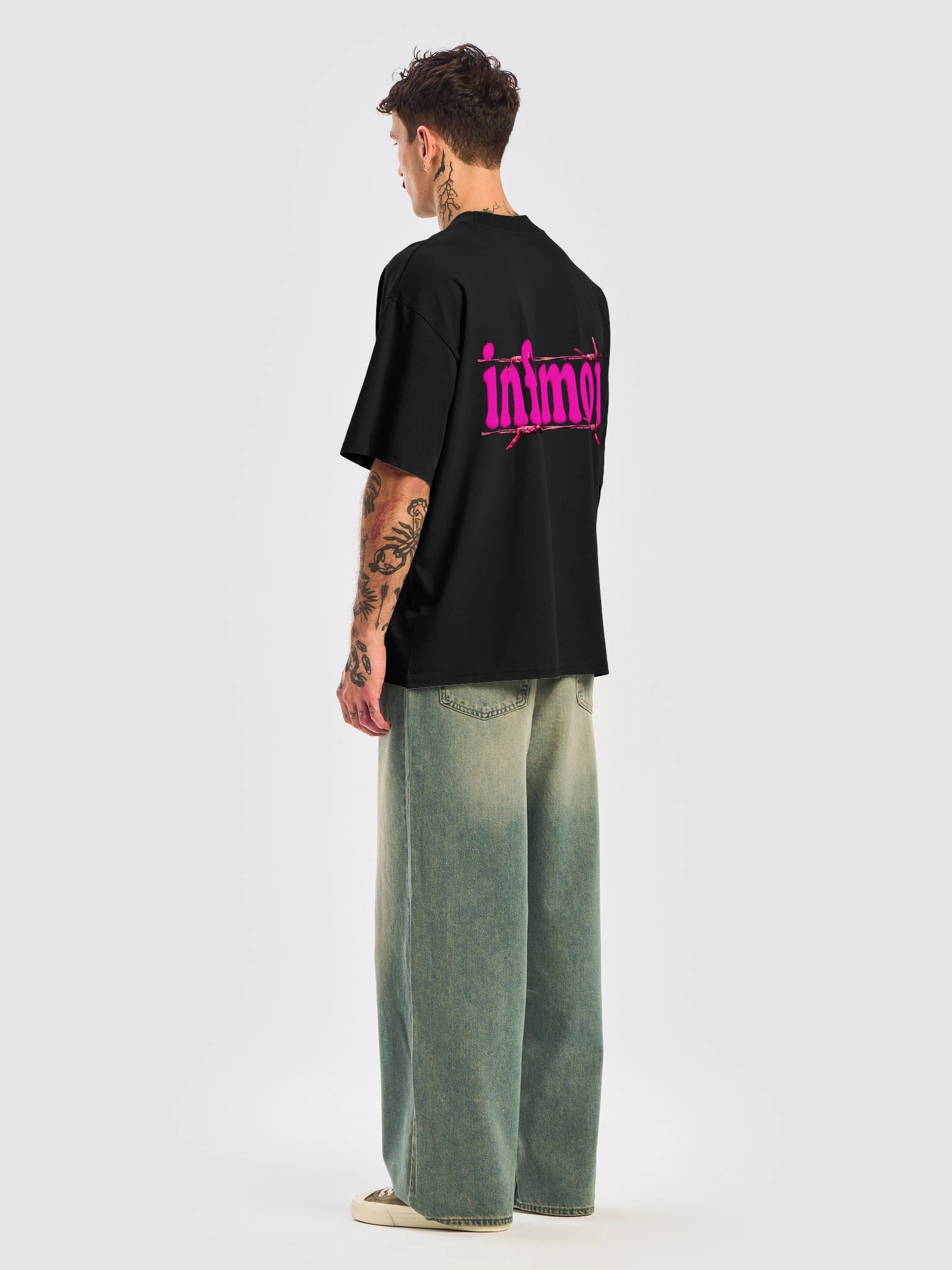 INFAMOUS Thorned Graphic Oversized Tee product image (16)