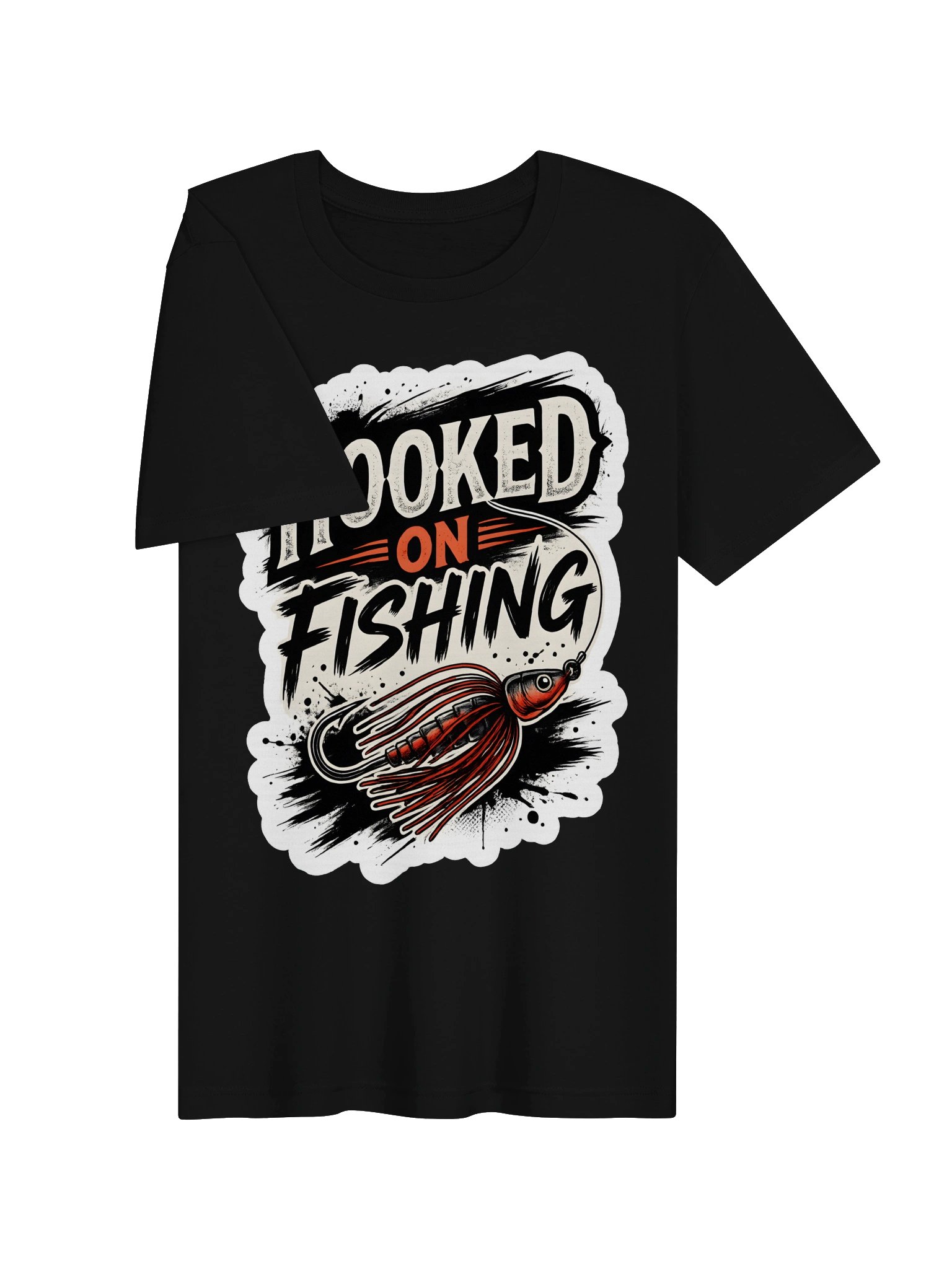 Hooked on Fishing Graphic Tee product image (8)
