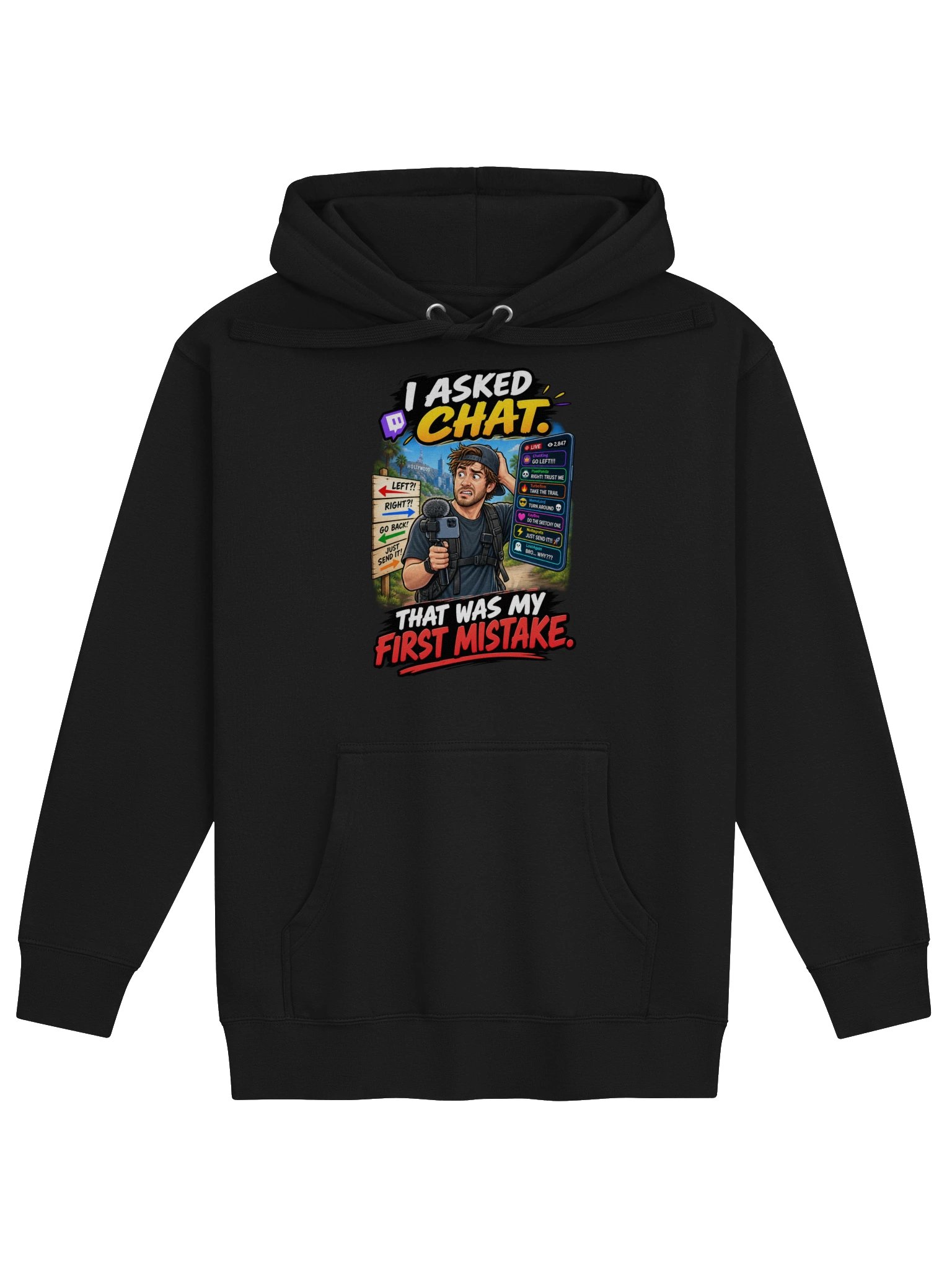 I ASKED CHAT. THAT WAS MY FIRST MISTAKE - HOODIE product image (1)