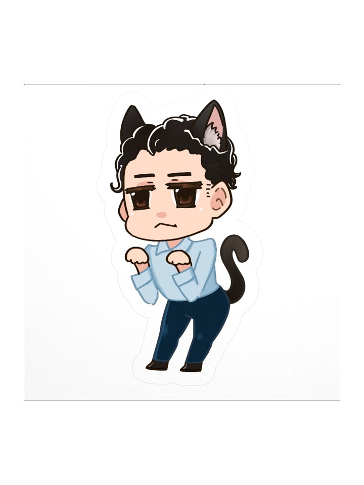 Mr. S The Cat Kiss Cut Sticker product image (1)