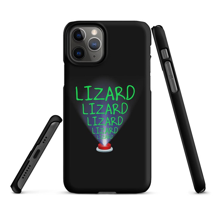 Funny Lizard Lizard Lizard Click Trending Meme iPhone Case product image (2)