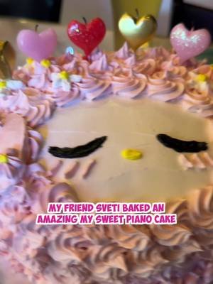 My Sweet Piano is the sweetest she'll ever be thanks to this AMAZING cake my friend Sveti baked for Maryanne's birthday!