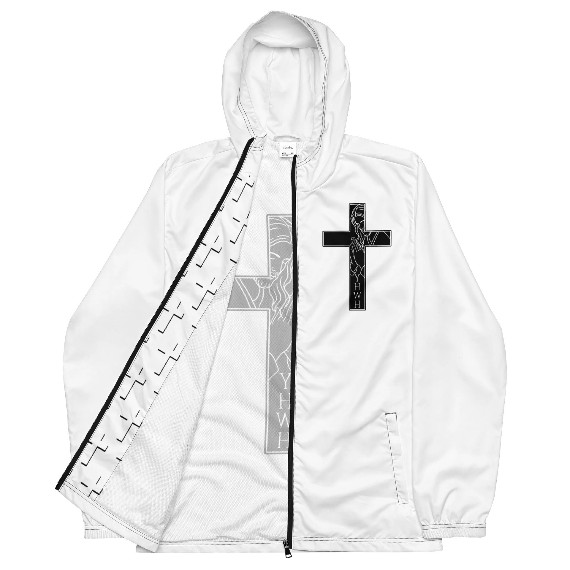 YHWH White Windbreaker product image (2)