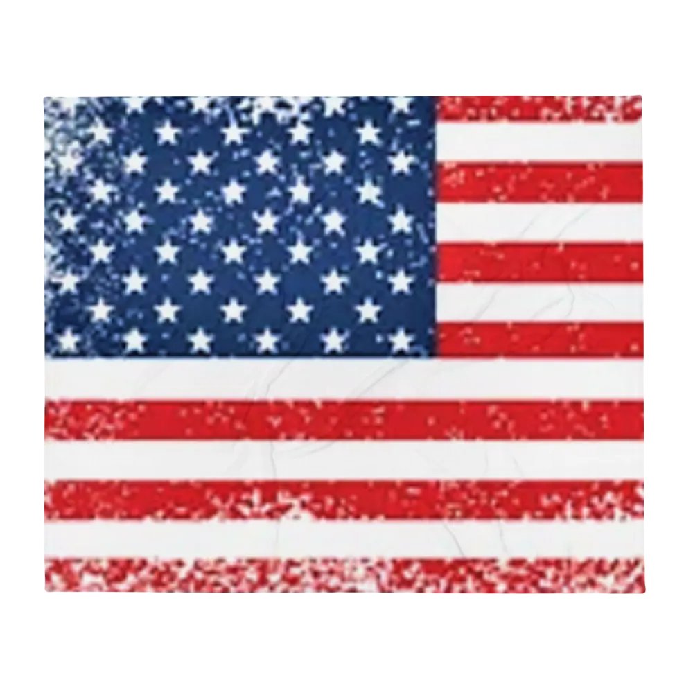 "U.S." Stars & Stripes Throw Blanket product image (2)