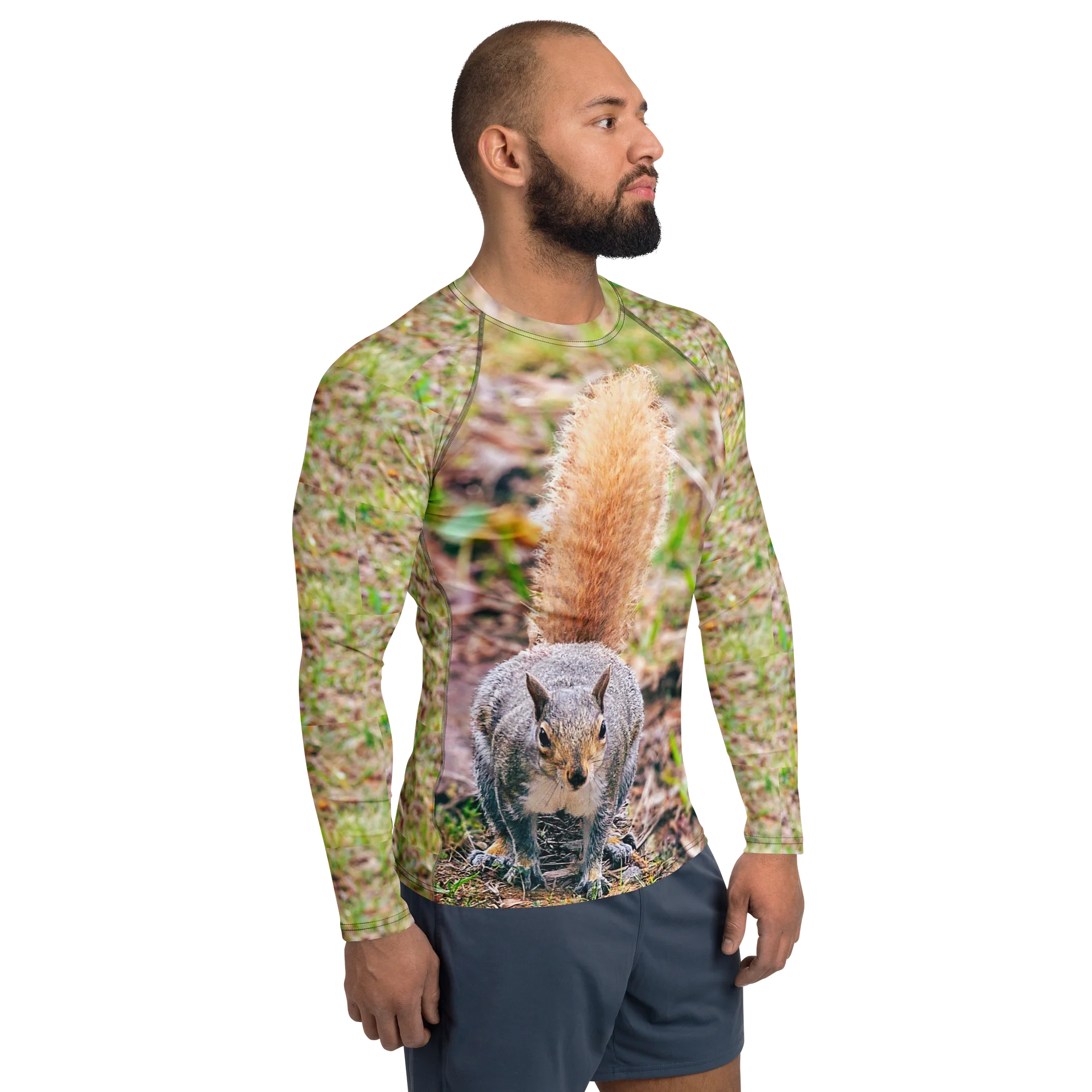 Blonde Tail Squirrel Rash Guard product image (4)