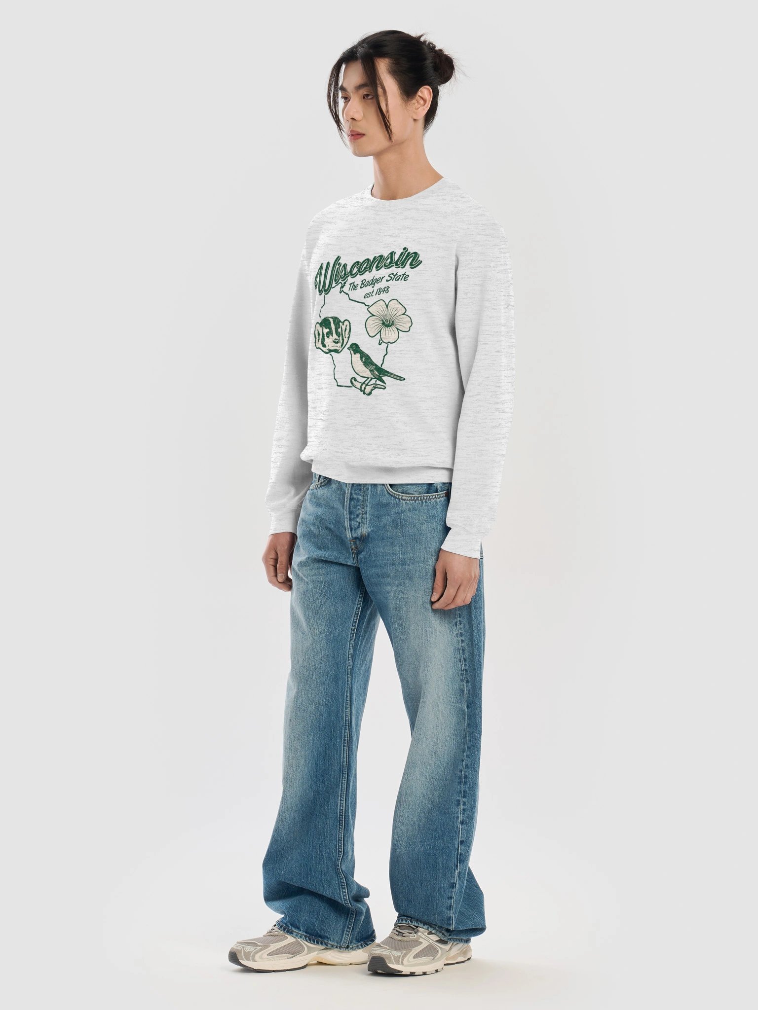 Vintage Wisconsin Badger State Crewneck product image (7)