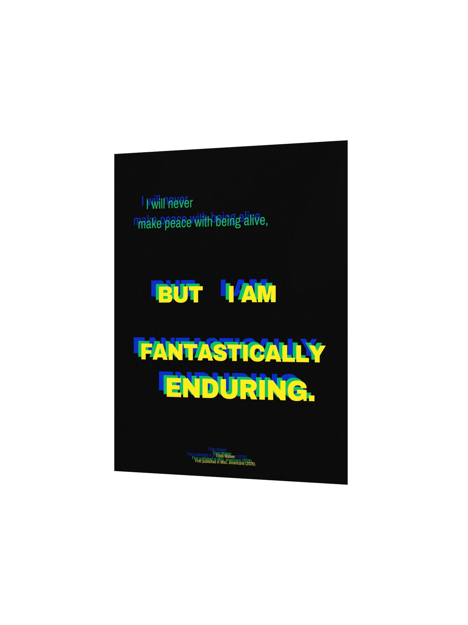 Fantastically Enduring Print product image (8)