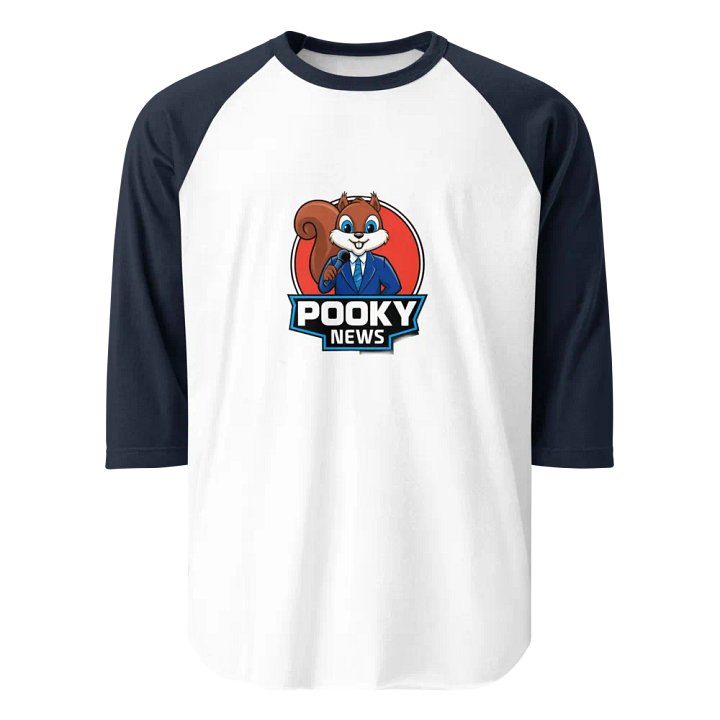 Pooky News ¾ Sleeve Raglan Tee product image (1)