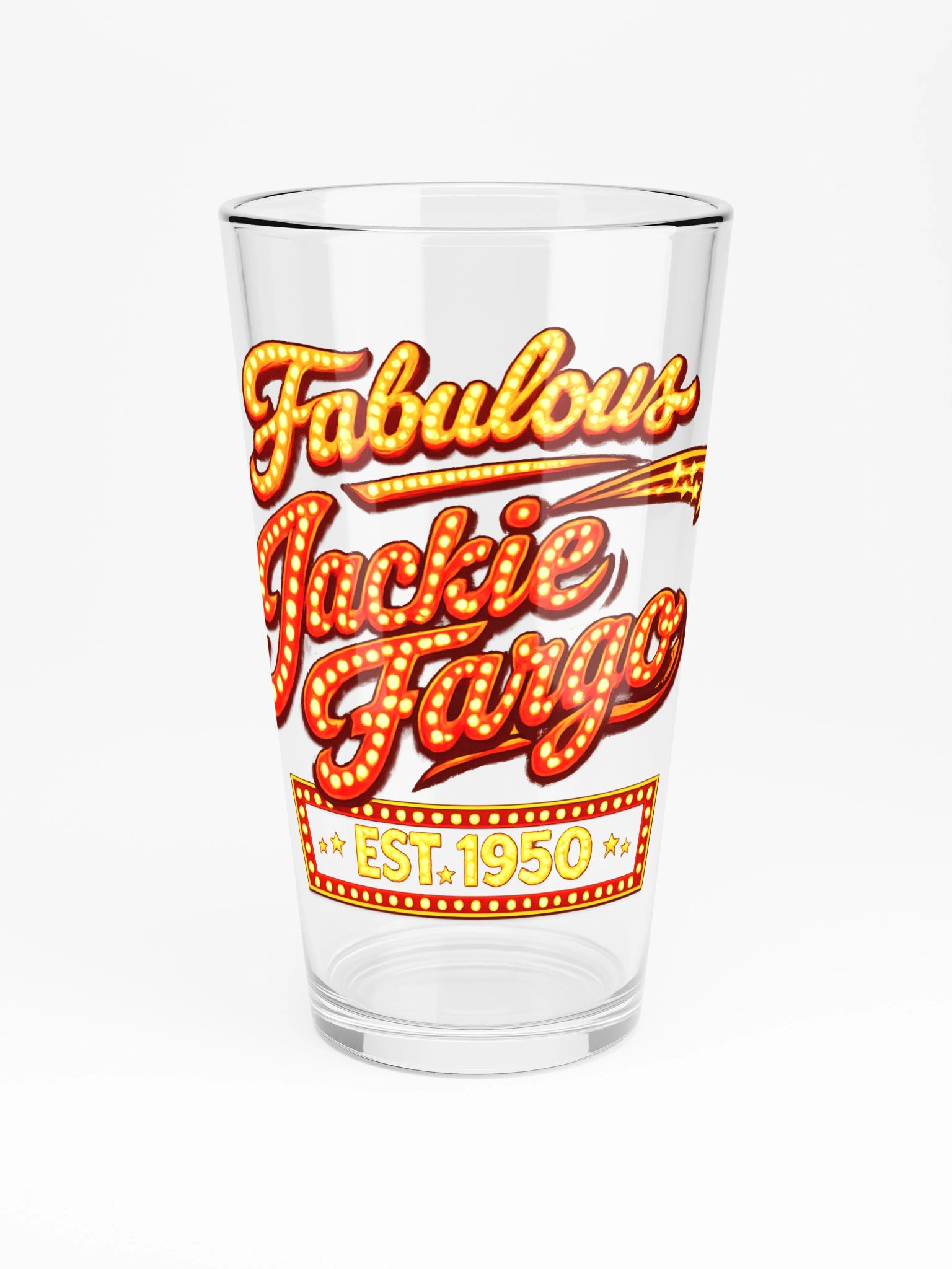 Jackie Fargo Pint Glass product image (3)