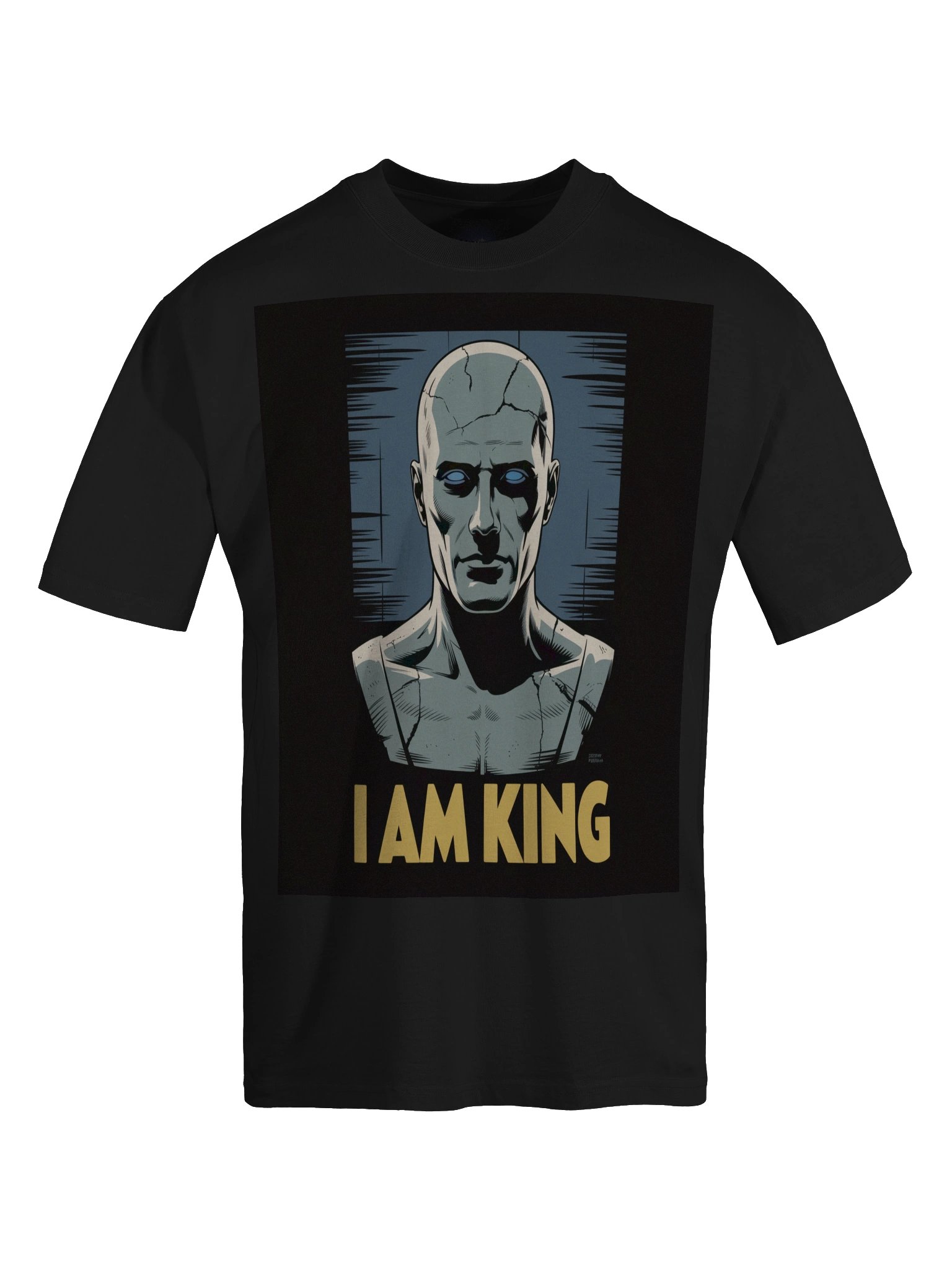 I Am King: Ozymandias Inspired Oversized Faded T-Shirt product image (1)