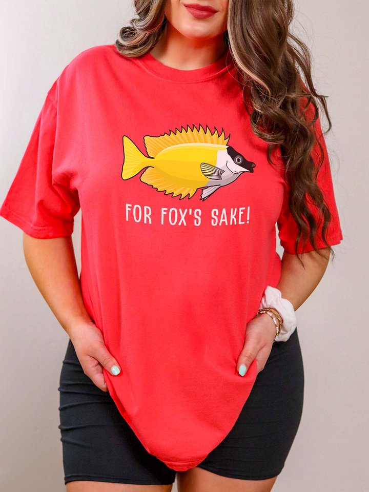 For Fox's Sake Foxface Rabbitfish T-Shirt for Reef Aquarium Lovers product image (2)