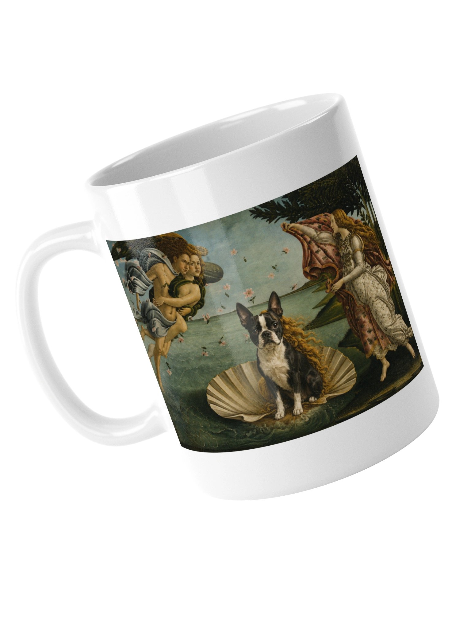 Boston Terrier The Birth of Venus Mug product image (5)