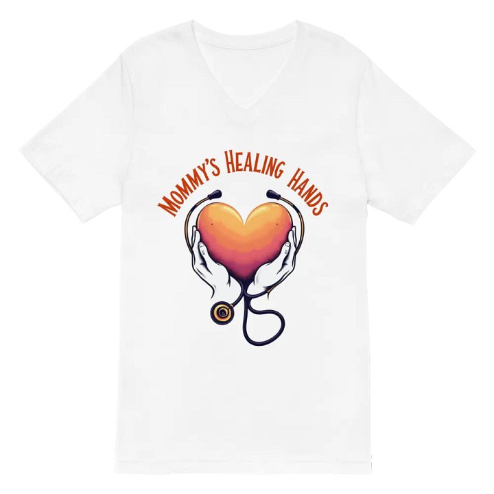 Mommy's Healing Hands V-Neck Tee product image (6)