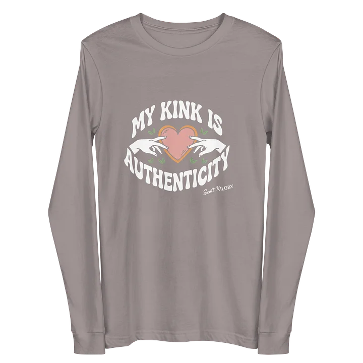 “My Kink Is Authenticity” Storm Supersoft Long Sleeve T-Shirt product image (2)