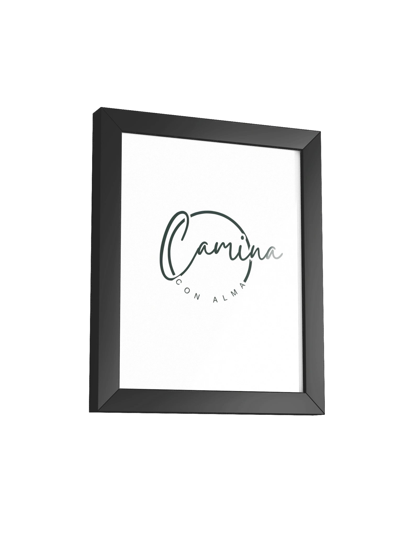 Camina con Alma Script Logo Framed Poster product image (2)