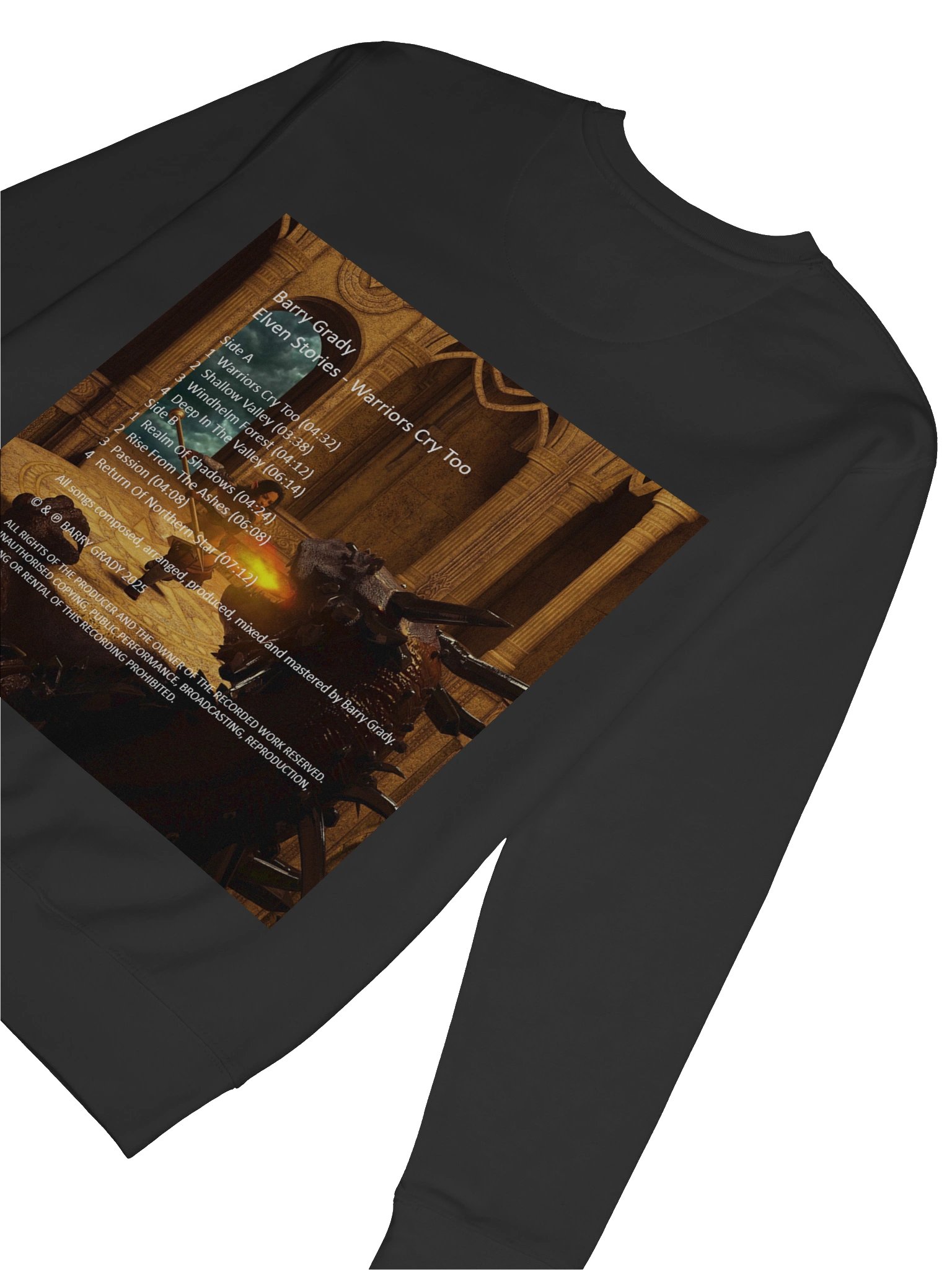 'Elven Stories - Warriors Cry Too' Premium Sweatshirt product image (78)