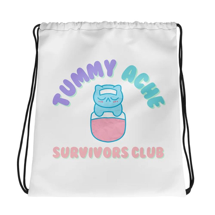 Tummy Ache Survivors Drawstring Bag product image (1)