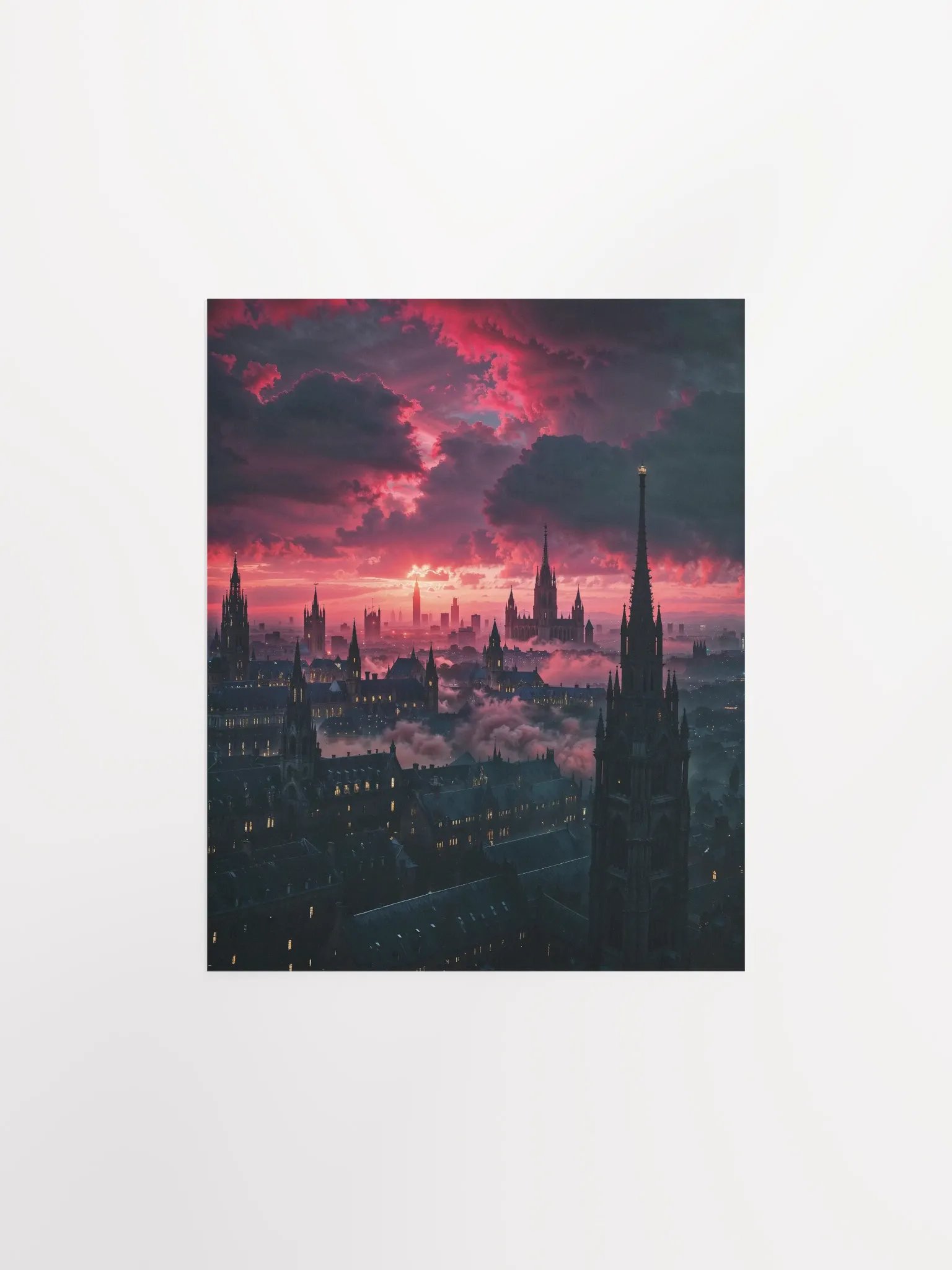 Crimson Ascendancy Matte Poster product image (6)