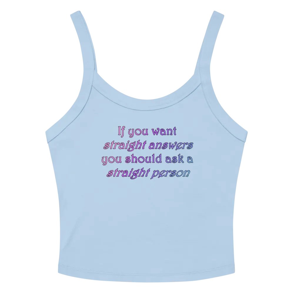 Straight Answer Crop Tank product image (2)