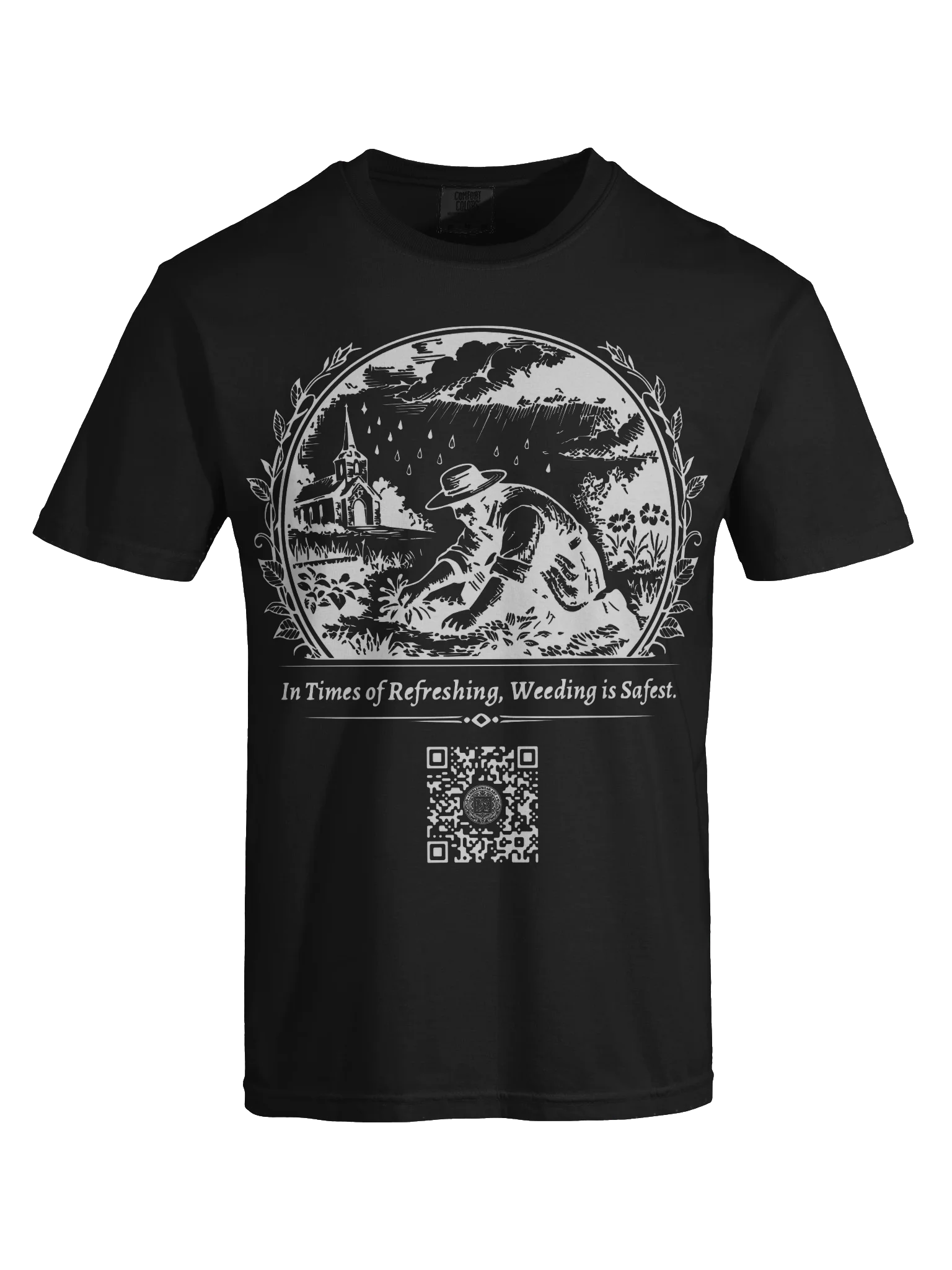 Weeding Time (White on Black/Color) product image (7)